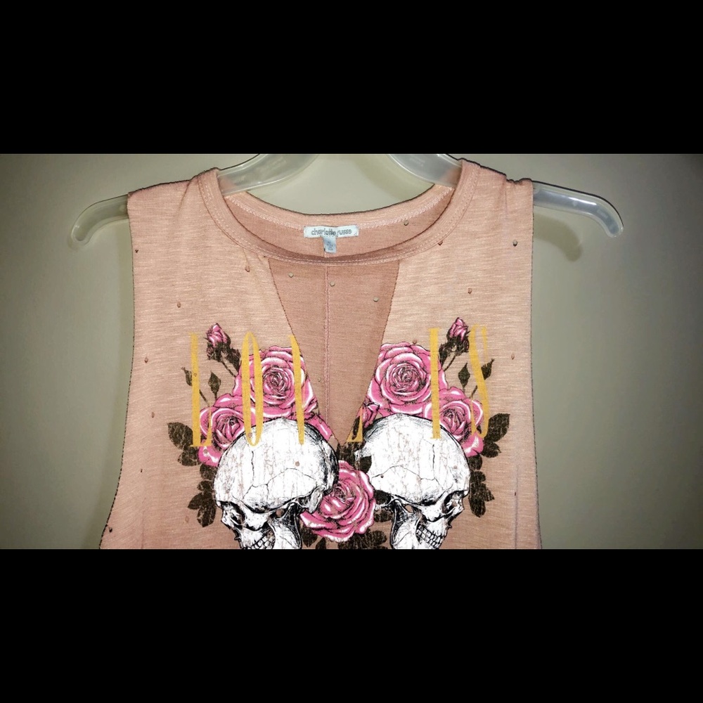 Charlotte Russe pink tank
